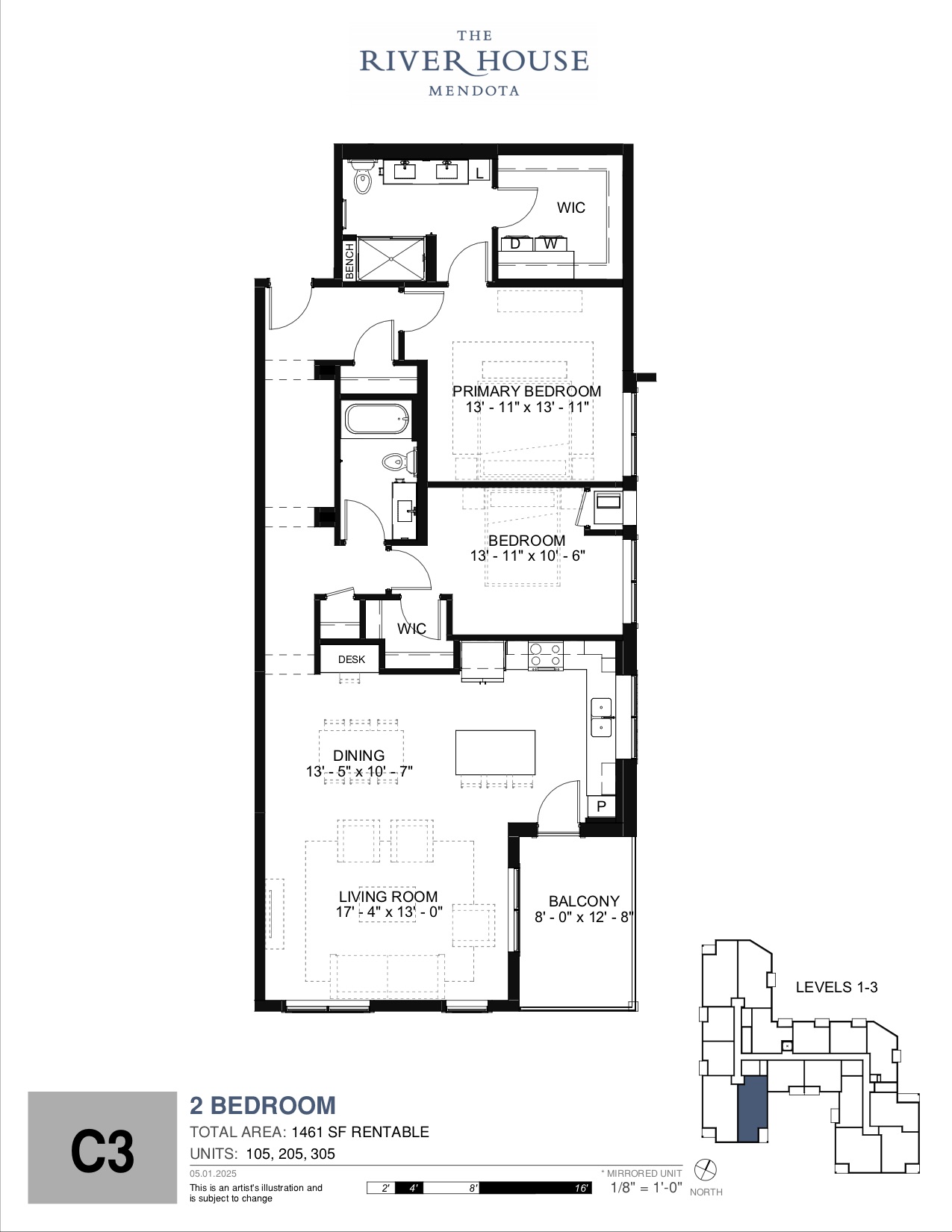 Enlarged Floor Plan