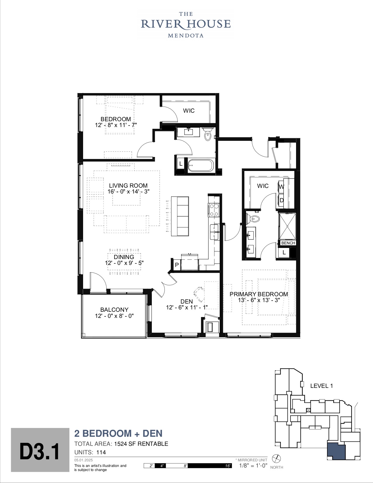 Enlarged Floor Plan