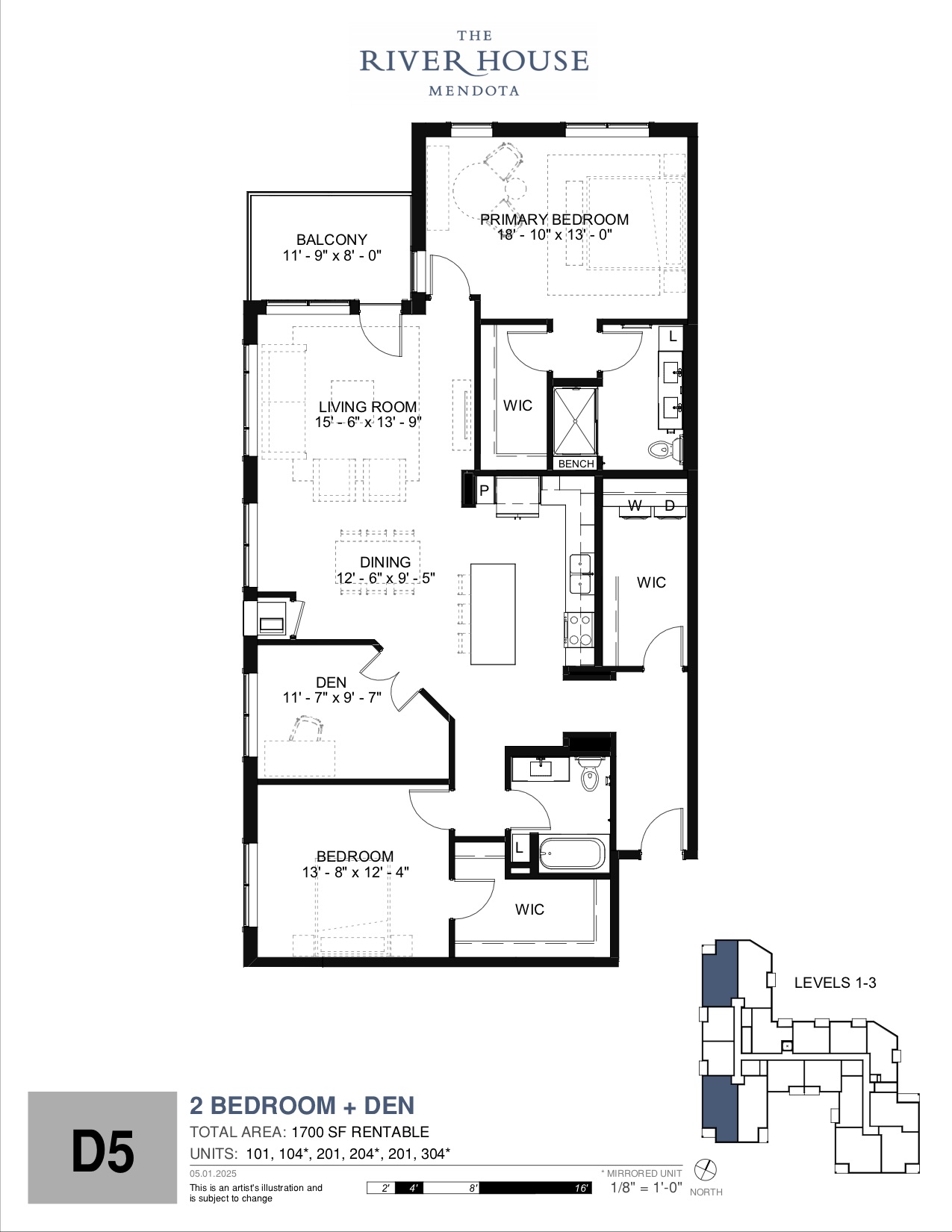Enlarged Floor Plan